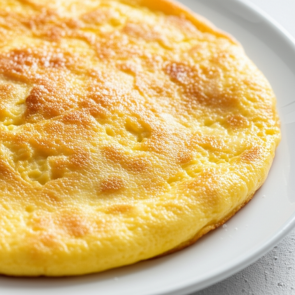 Receita Rápida: Omelete Cremoso com Amido de Milho e Toque de Sal