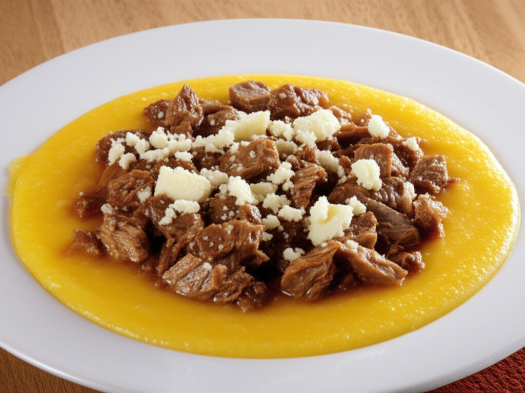 Receita Rápida e Deliciosa: Polenta Cremosa com Carne Moída e Queijo