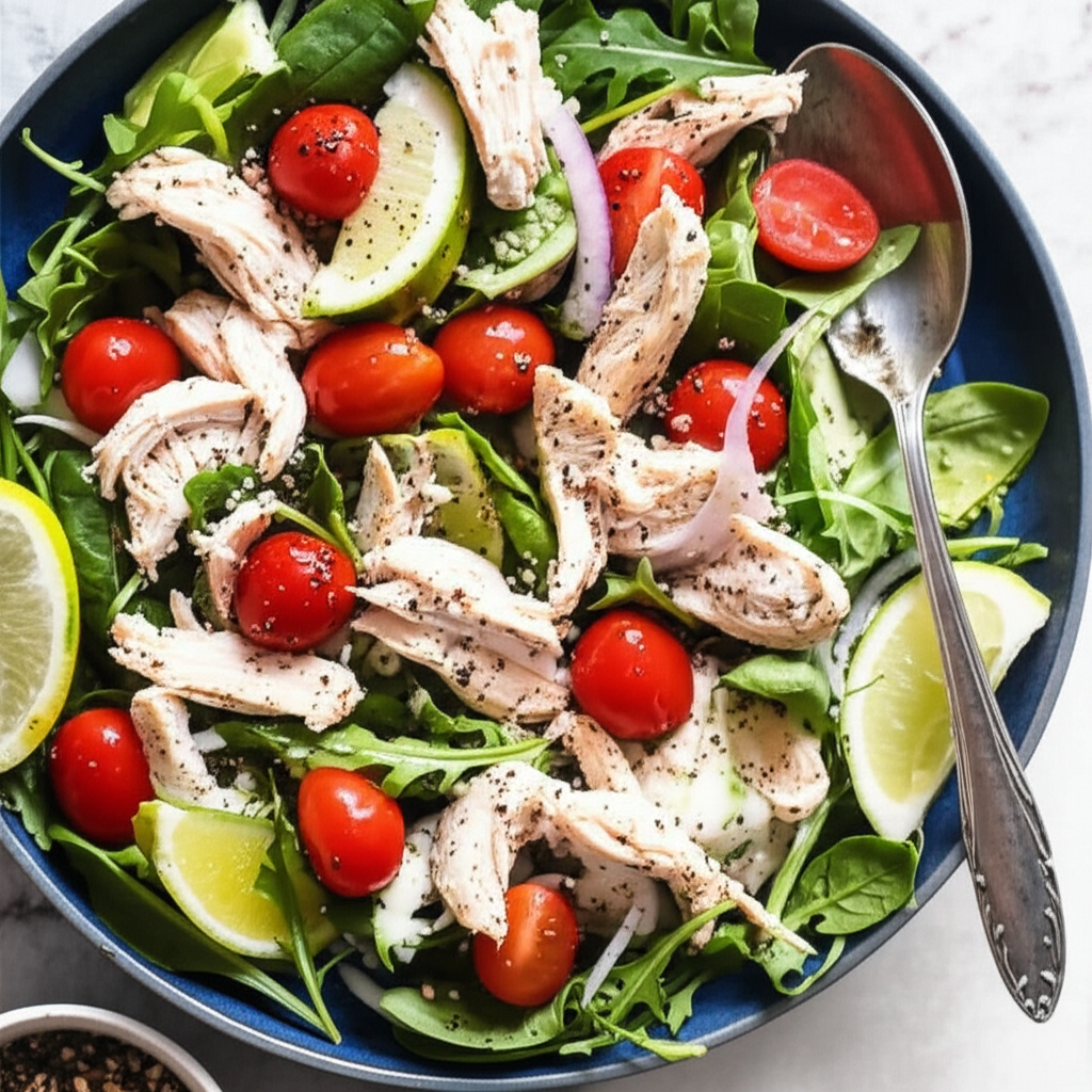 Receita Fácil e Deliciosa: Salada com Frango e Iogurte Caseiro!