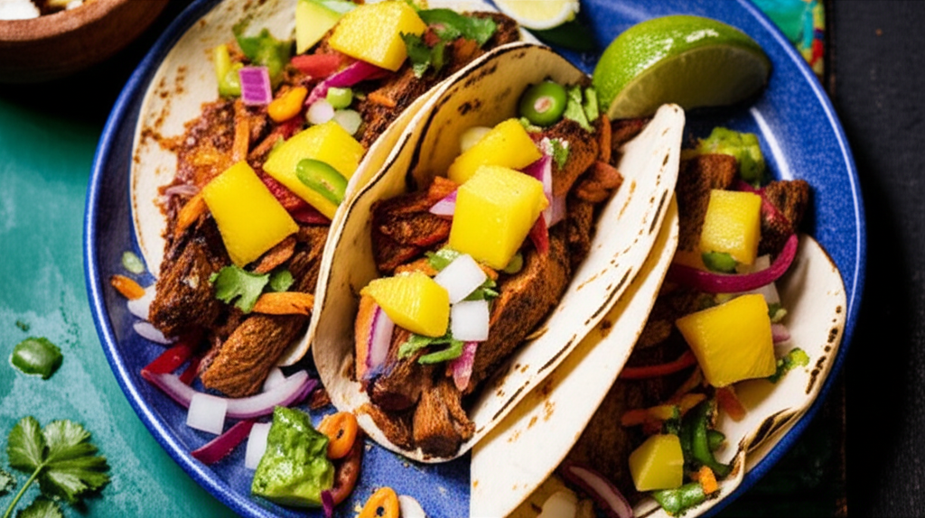 Receita Fácil e Deliciosa: Tacos de Porco com Abacaxi Caseiros