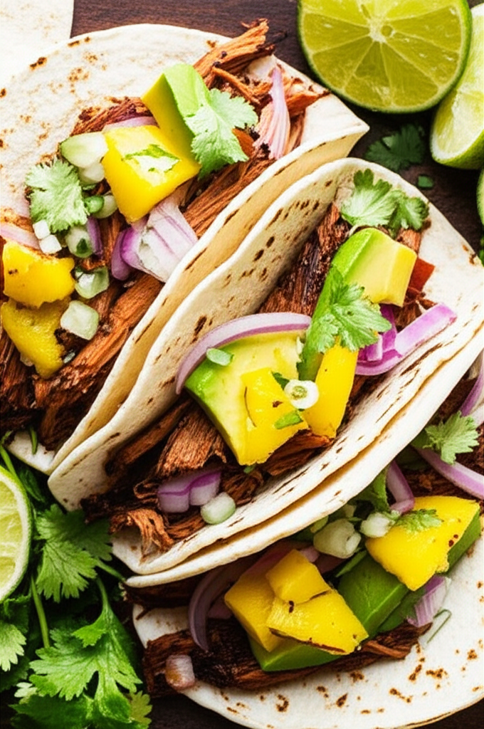 Receita Deliciosa: Tacos de Porco com Abacaxi Caseiros e Fáceis