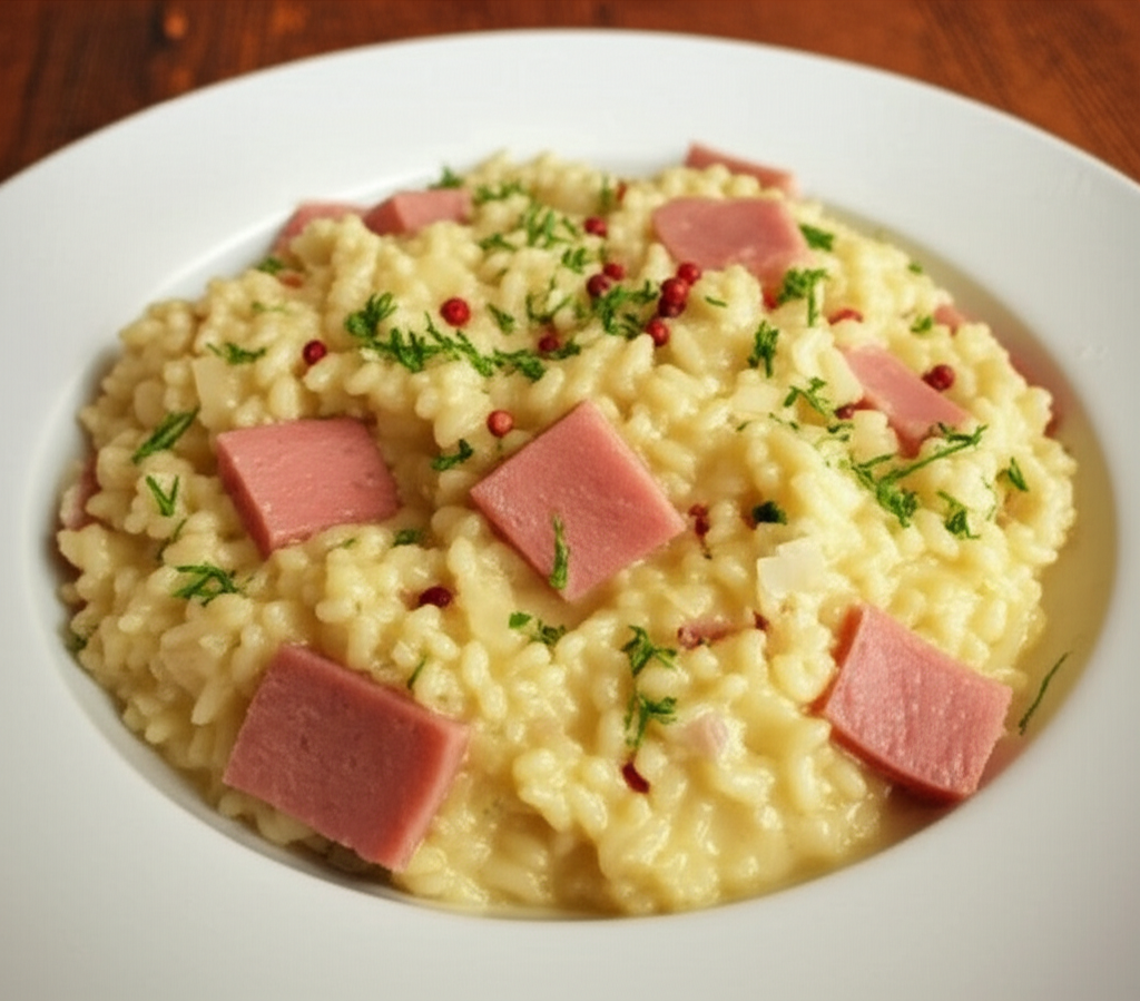 Receita de Risoto Cremoso de Arbóreo com Fiambre: Fácil e Delicioso