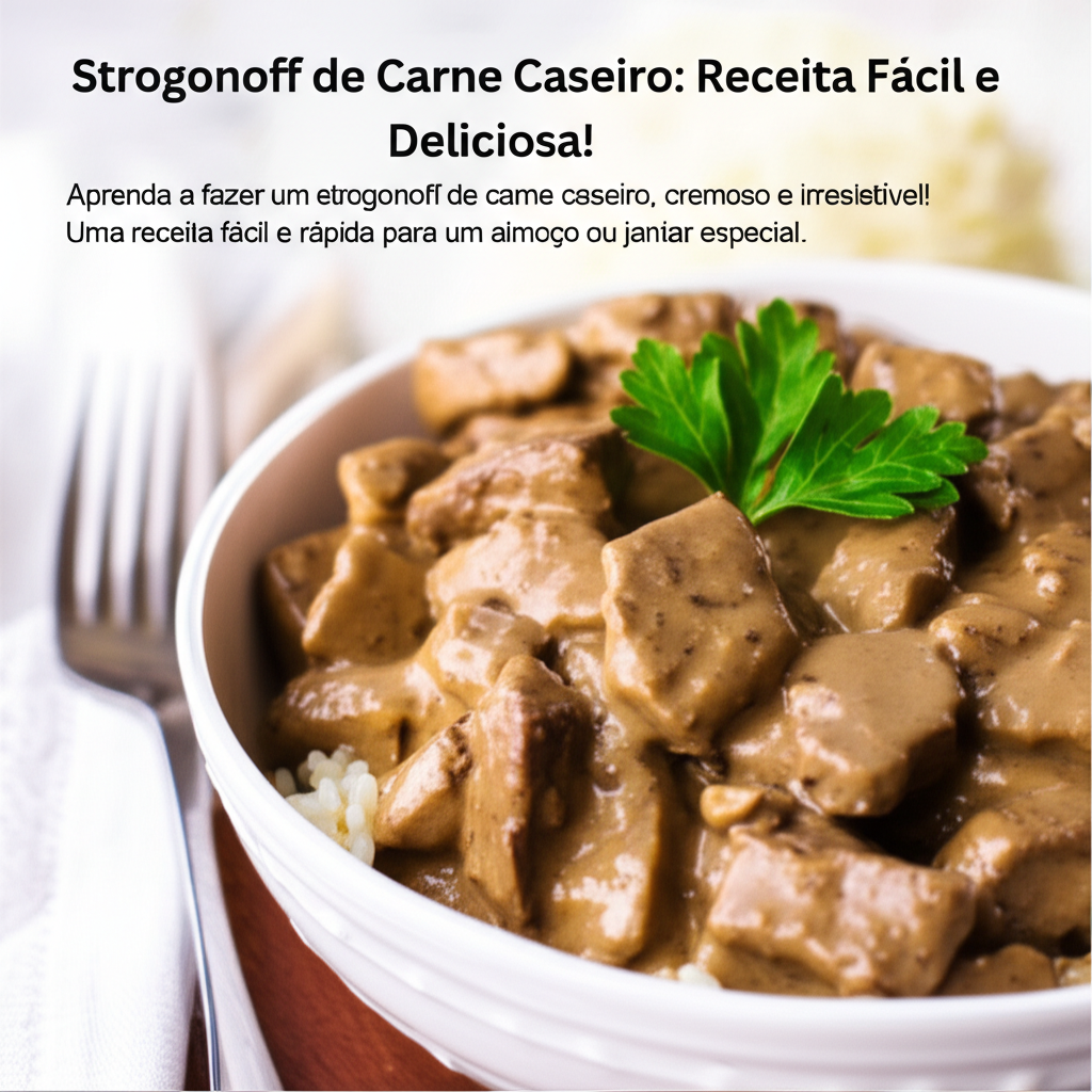 Strogonoff de Carne Caseiro: Receita Fácil e Deliciosa!