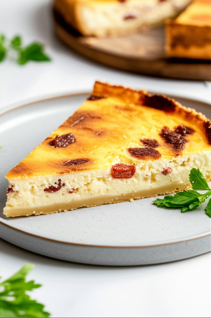 Receita Deliciosa: Torta Cremosa de Queijo Minas e Calabresa Caseira